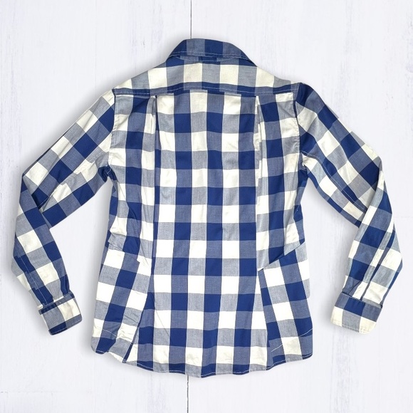 Dolly Varden Women's Rivadavia Shirt Small Blue Checkered Outdoor Clothing - Picture 11 of 11